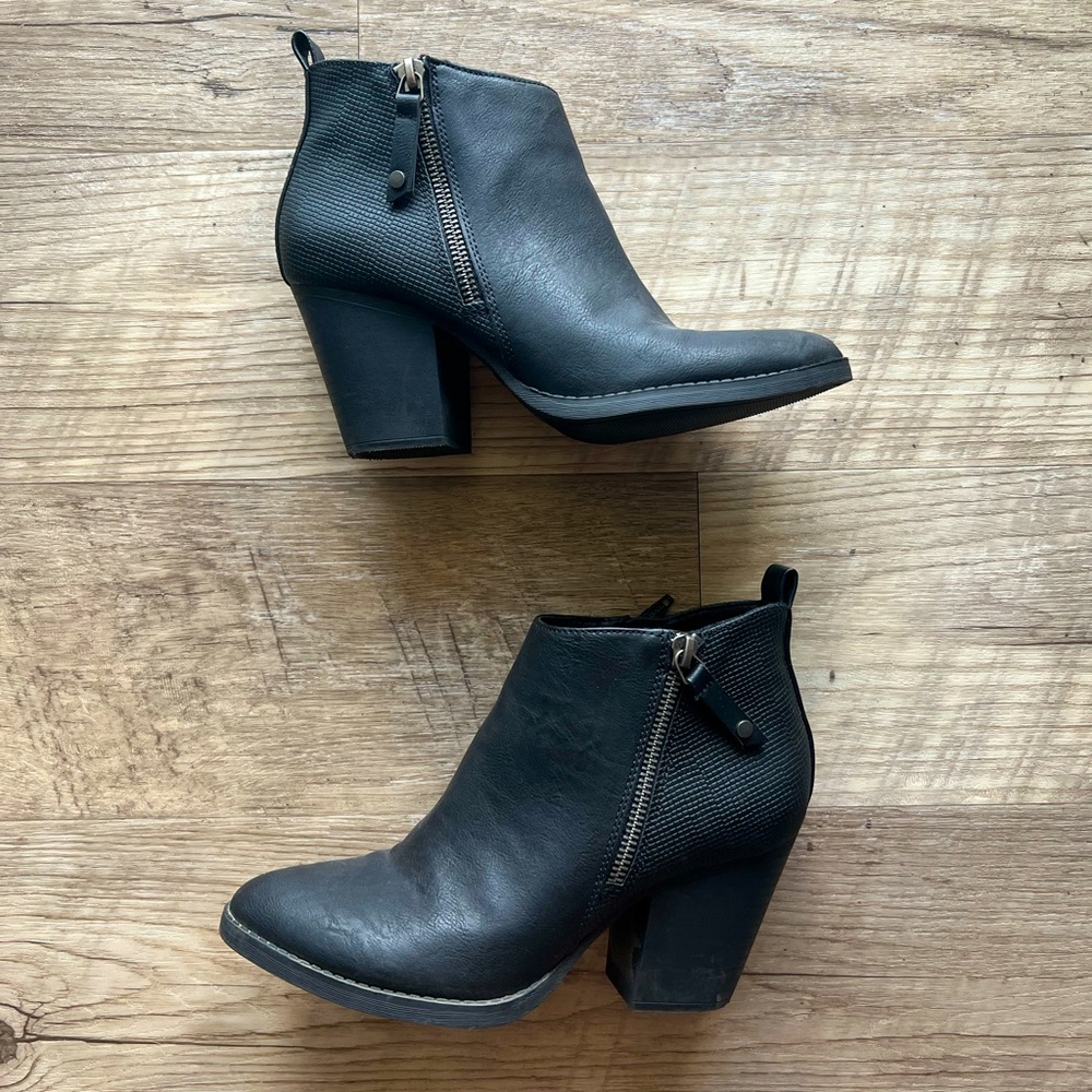 Target black booties